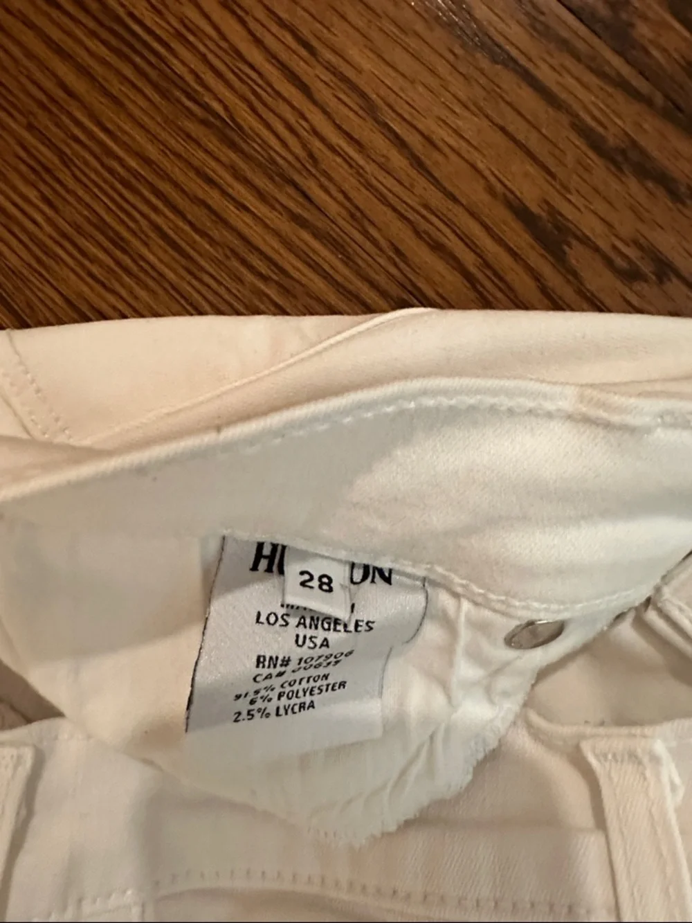 Hudson Jeans White Women’s Skinny Jeans